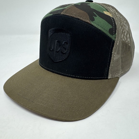 Camouflage UPS United Parcel Service Adjustable Richardson Style 168 Trucker Hat